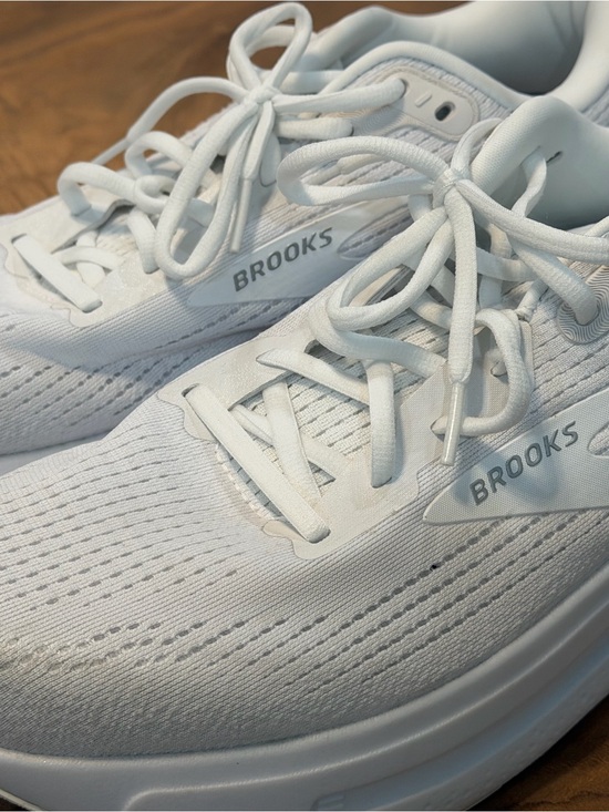 Brooks Other - Brooks White Men's Running Sneakers with Subtle Gray Logo